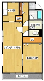 CURE新外【1階】の間取り