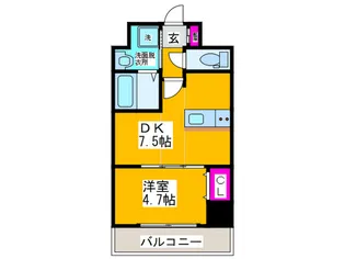 クローバーメゾン我孫子【3階】の間取り