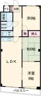 東秋山ビル【2階】の間取り