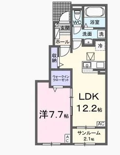 リアン・ノード【1階】の間取り