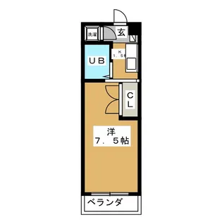 カサブローテ【3階】の間取り