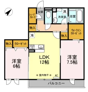 Sunny House【3階】の間取り