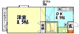 クラウンハイツ3【1階】の間取り