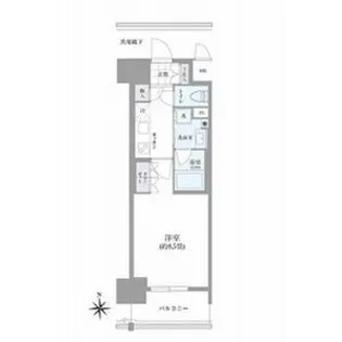 OKBアヴェニール菊井町【12階】の間取り