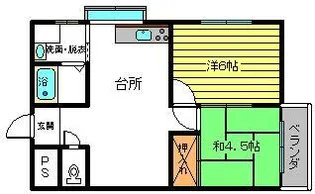 大富レジデンス【4階】の間取り
