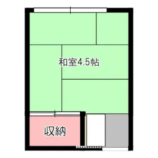 第一つくば荘【2階】の間取り