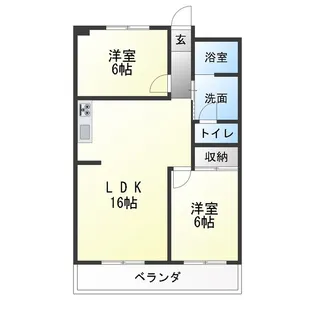 サンマンション千種【4階】の間取り