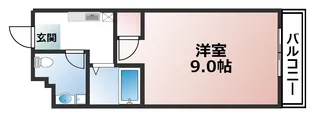 ラ・シュエット【4階】の間取り