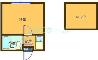 プラザドゥヘリオスA【2階】の間取り