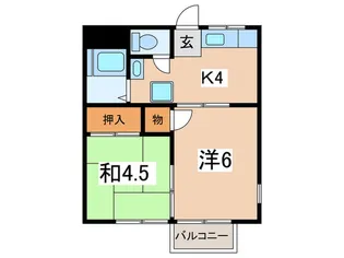 メゾンひなた【2階】の間取り