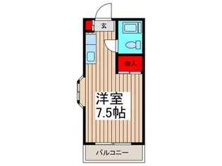 メゾン本八幡【2階】の間取り