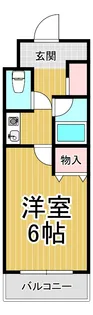 メルベーユ西宮【2階】の間取り