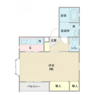 リバーロードes【1階】の間取り