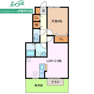 MARCHE 高茶屋【1階】の間取り