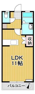 ミホ・コーポ【1階】の間取り