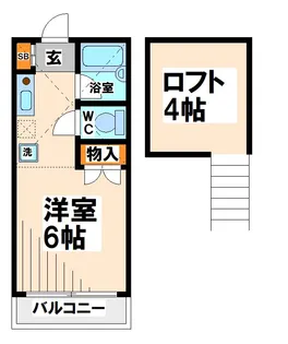 カーサフレスコ【2階】の間取り
