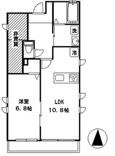 メゾン・ド・コンフォール小平【1階】の間取り