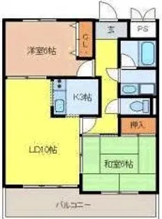 ニューエスポワール【2階】の間取り