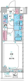 ガリシア西馬込【4階】の間取り