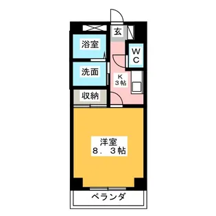 ANNEX UEDA【5階】の間取り