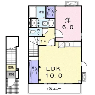 エクセレント シティ【2階】の間取り
