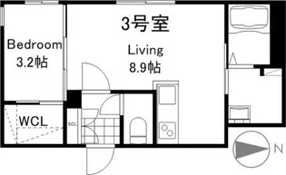LIISA円山裏参道【2階】の間取り