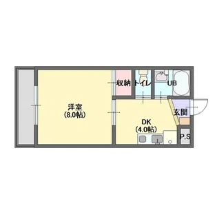 メゾン石田【1階】の間取り