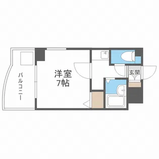 コートエクシブII【6階】の間取り
