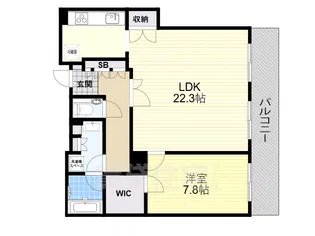The Kitahama【41階】の間取り