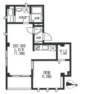 Raffine本郷【2階】の間取り