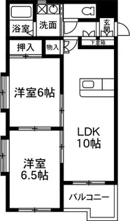 クレアトール【2階】の間取り
