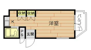 福岡県福岡市中央区地行3【マンション】の間取り