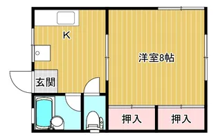 メゾンかとれあ【2階】の間取り