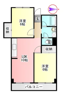 トヨダビル【2階】の間取り