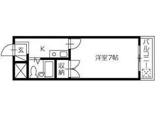 シーフォレスト【2階】の間取り