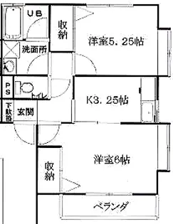メゾン尾山【2階】の間取り