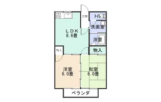 ハミング【2階】の間取り