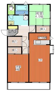 サンメゾン 八乙女【1階】の間取り