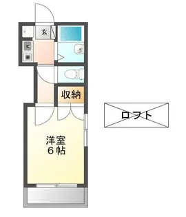 メープル上田II【1階】の間取り