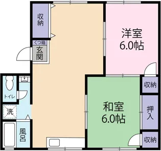 エクセル赤坂 C【1階】の間取り