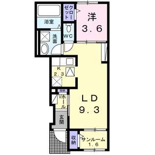 GLORIA【1階】の間取り