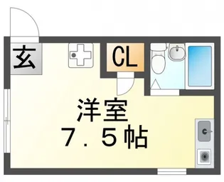 平田ハイツ【2階】の間取り