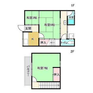 奈良県奈良市北袋町【一戸建】の間取り