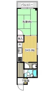 ダイアパレス呉中央【5階】の間取り