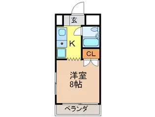 エスポア北千種【4階】の間取り