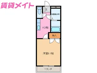 マリンガーデン【1階】の間取り