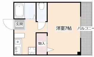 大阪府高槻市野見町【マンション】の間取り