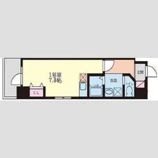 S-FORT弁天町【8階】の間取り