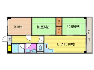 ナチュールKICHI【2階】の間取り