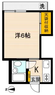 東京都中野区本町3【アパート】の間取り